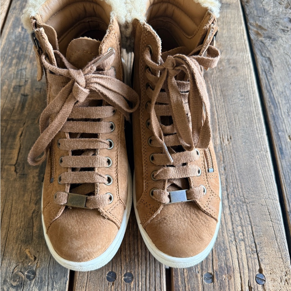 UGG Women's Brown Suede High-Top Sneaker 7